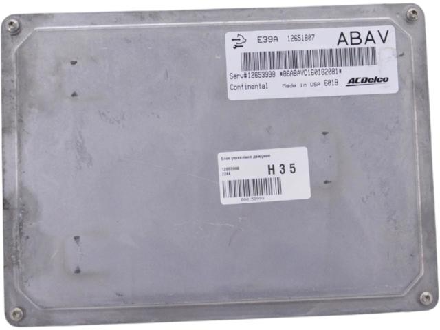 Электронный блок управления двигателем 12653998 GM