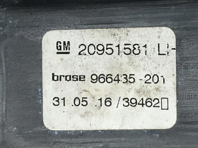 OPEL 20952456 Стеклоподъемник передней левой двери в наличии Винница