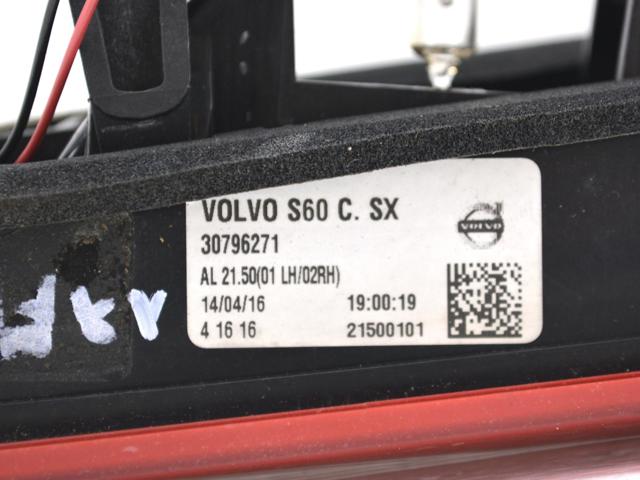 30796271 VOLVO Фонарь задний левый внутренний купить в Каменское
