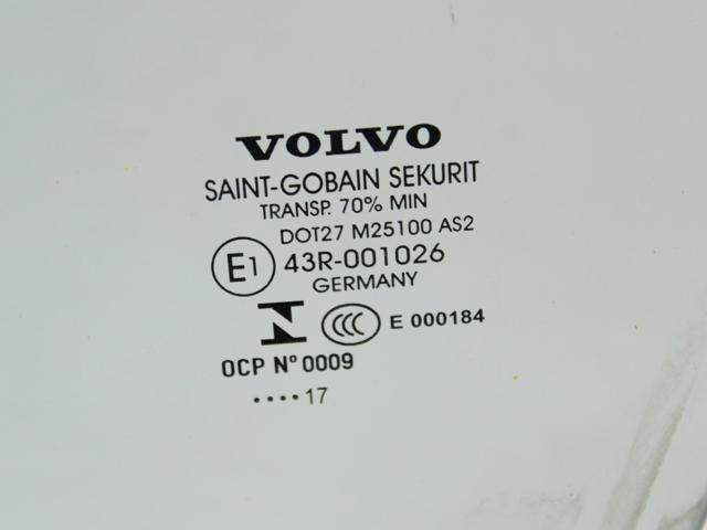 31385410 VOLVO Стекло двери передней левой купить в Львов