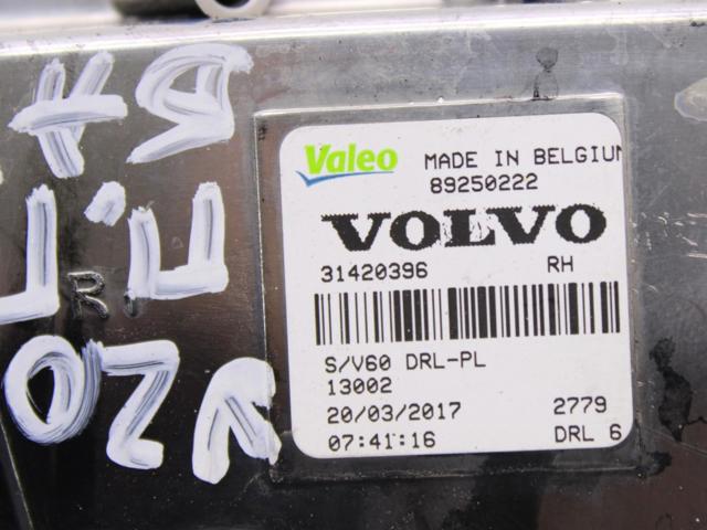 31420396 VOLVO Фара дневного света правая купить в Полтава
