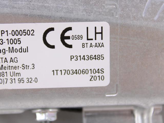 31436485 Подушка безопасности (AIRBAG) спинки сиденья левого купить Ужгород