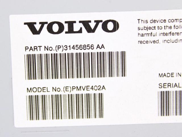 31456856 VOLVO Усилитель звука аудиосистемы купить в Запорожье