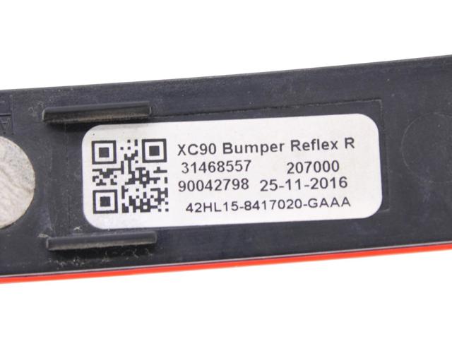 31468557 VOLVO Катафот (отражатель) заднего бампера правый купить в Павлоград