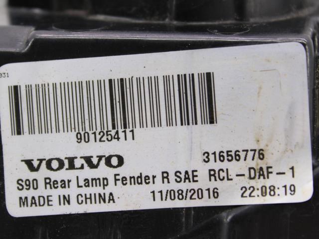 VOLVO 31656776 Фонарь задний правый внешний в наличии Черновцы