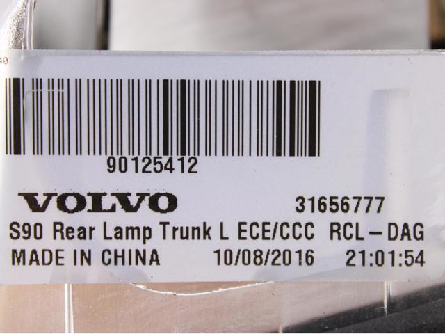 31656777 VOLVO Фонарь задний левый внутренний купить в Черновцы