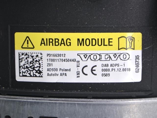 VOLVO 31663012 Подушка безопасности водителя в наличии Полтава