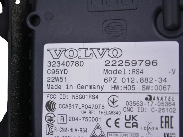 VOLVO 32340780 Датчик контроля мертвой зоны задний в наличии Одесса