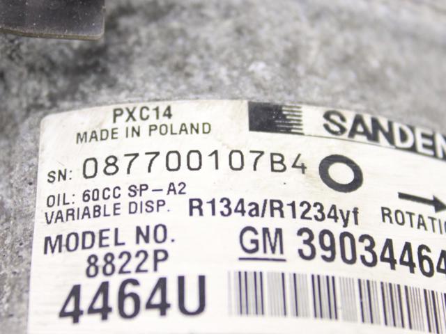 OPEL 39034464 Компрессор кондиционера в наличии Кривой Рог