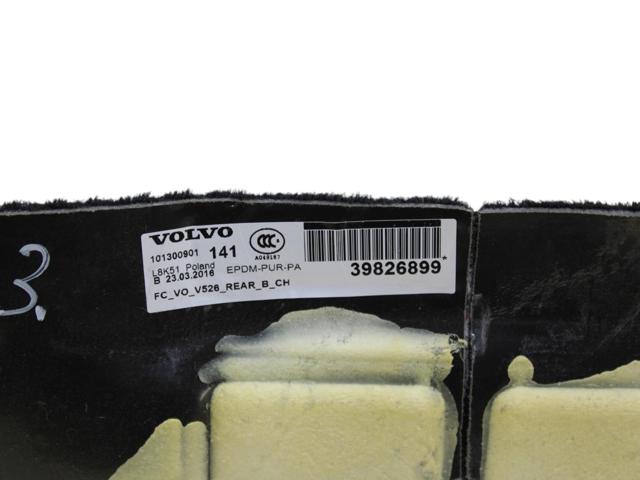 39826899 VOLVO Покрытие напольное салона, заднее купить в Чернигов