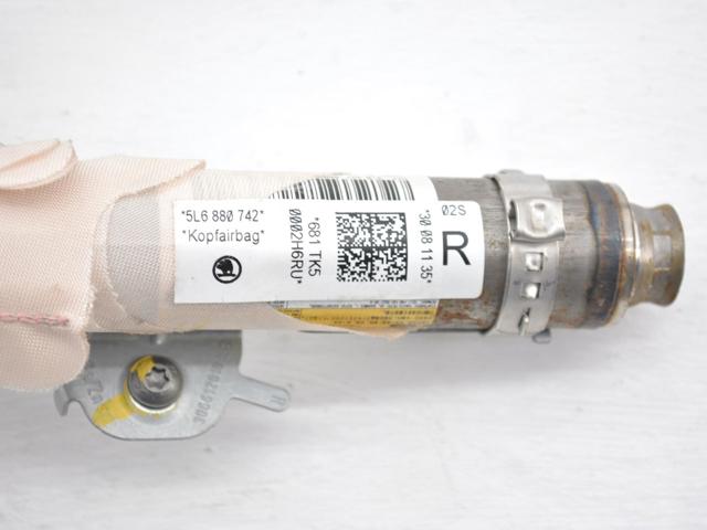 Подушка безопасности, сбоку правая 5L6880742 VAG