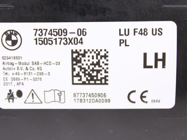 72127374509 BMW Подушка безопасности (AIRBAG) спинки сиденья левого купить в Кривой Рог
