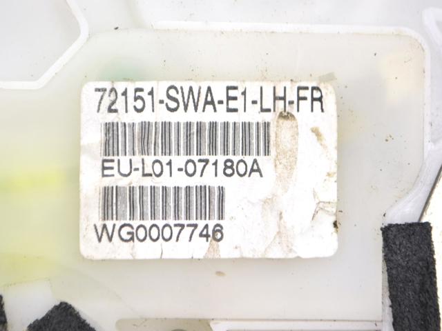 72150SWAE02 HONDA Замок двери передней левой купить в Одесса