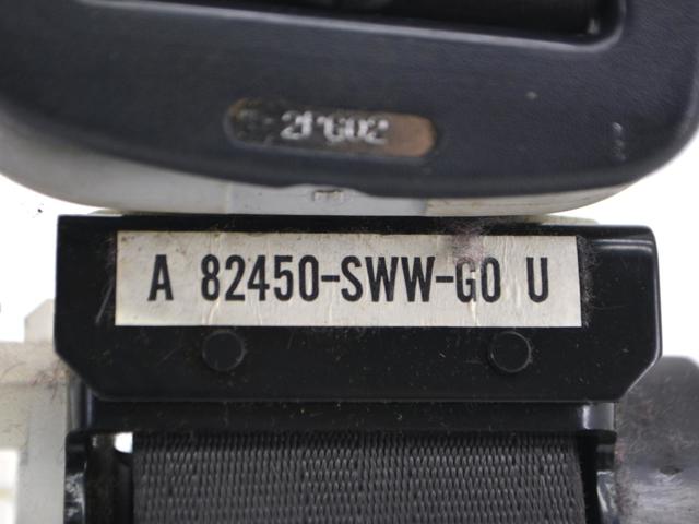 82450SWWG01ZA HONDA Ремень безопасности задний правый купить в Днепр