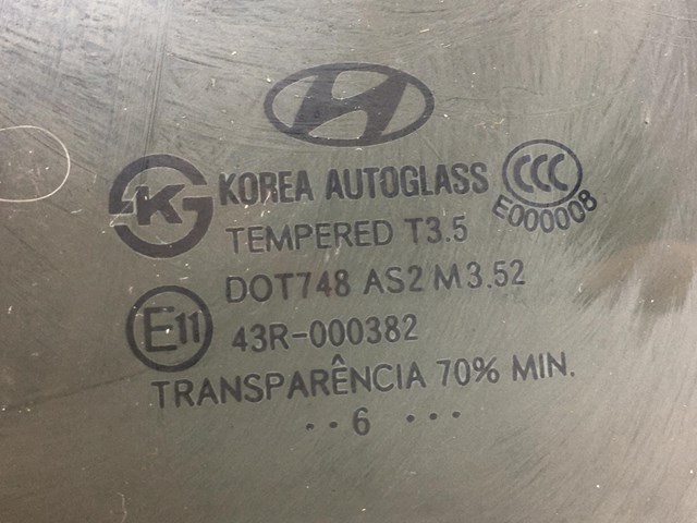 834202B000 HYUNDAI Стекло двери задней правой купить в Киев