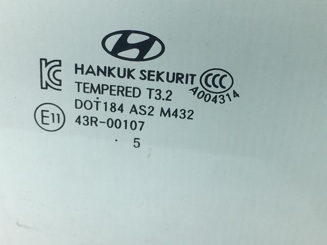 834212V000 HYUNDAI Стекло двери задней правой купить в Винница