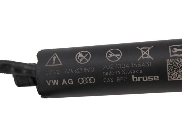 Газовый упор багажника 83A827851D VAG