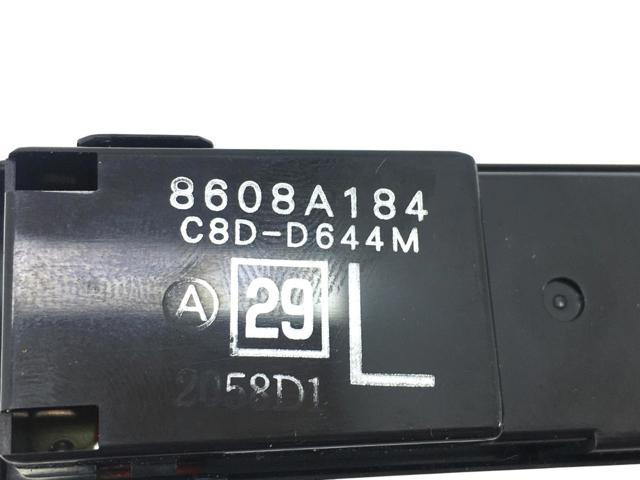 8608A184 PEUGEOT Кнопка включения мотора стеклоподъемника задняя левая купить в Каменское