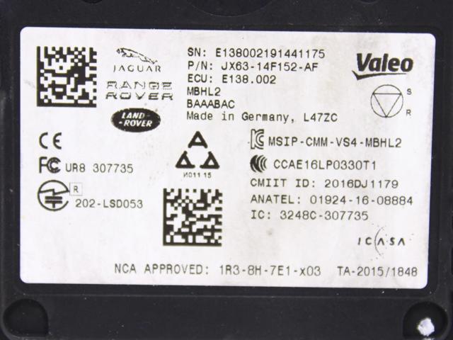 JX6314F152AF JAGUAR купить в Кривой Рог