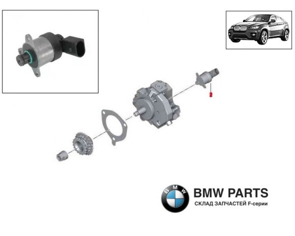 13517787186 BMW Клапан регулировки давления (редукционный клапан ТНВД) Common-Rail-System купить в Украина