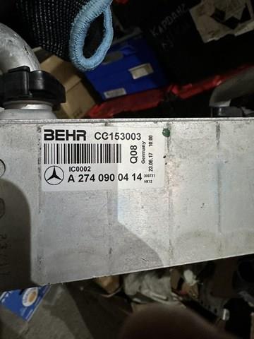 Радиатор интеркуллера A2740900414 MERCEDES