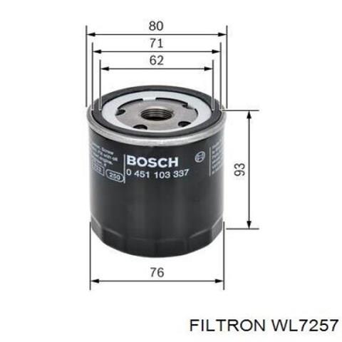 WIX WL7257 Масляный фильтр в наличии Полтава