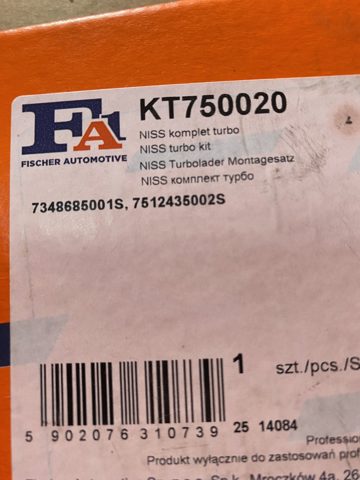 FA1 KT750020 Прокладка турбины в наличии Ровно