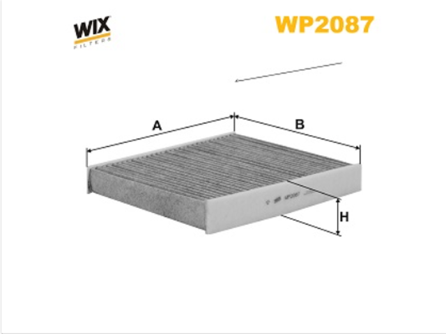 WP2087 Фильтр салона купить Ирпень