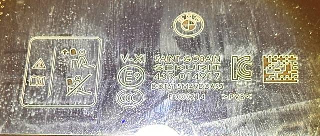 51357444114 BMW Стекло-форточка двери задней правой купить в Хмельницкий