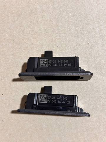 BMW 63269481842 Фонарь подсветки заднего номерного знака в наличии Николаев