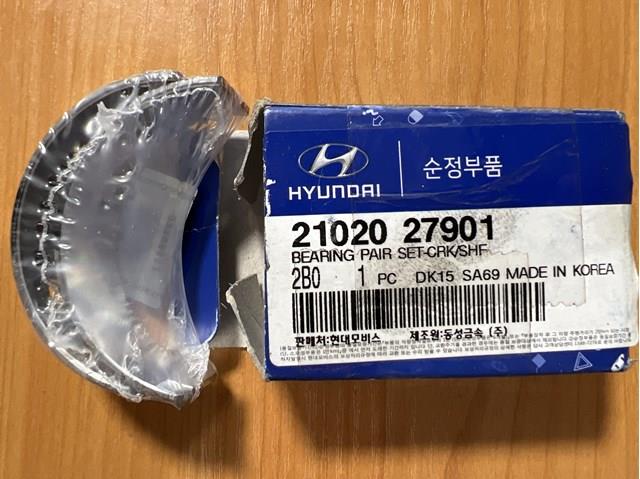 HYUNDAI 2102027907 Вкладыши коленвала коренные, комплект, 2-й ремонт (+0,50) в наличии Ужгород