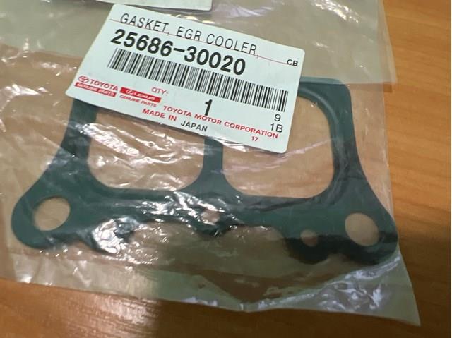 TOYOTA 2568630020 Прокладка холодильника EGR системы рециркуляции газов в наличии Тернополь