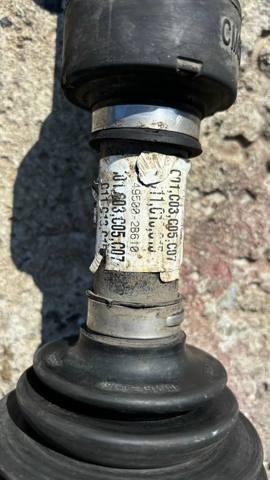 495002B610 HYUNDAI Полуось (привод) передняя правая купить в Винница