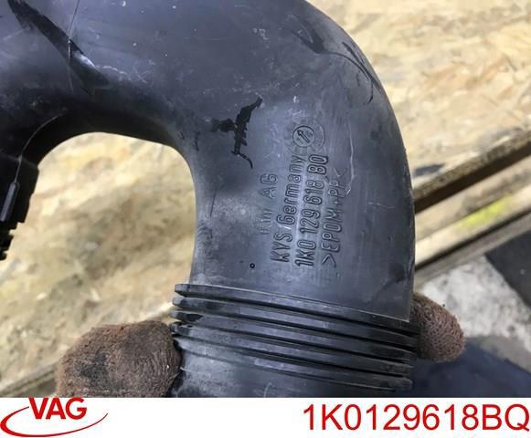 Патрубок воздушный, вход воздушного фильтра 1K0129618BQ VAG