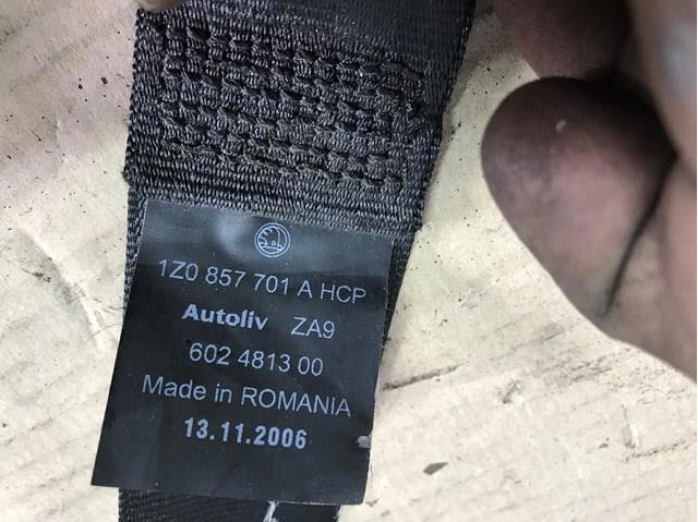 Ремень безопасности передний левый 1Z0857701A VAG