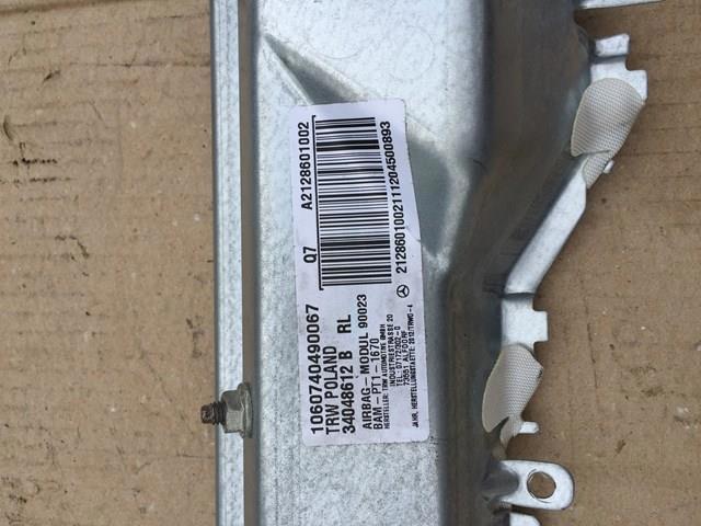 2128601002 MERCEDES Подушка безопасности (AIRBAG) водительская, защиты коленей купить в Львов