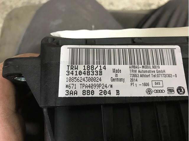 Подушка безопасности, пассажирская 3AA880204B VAG