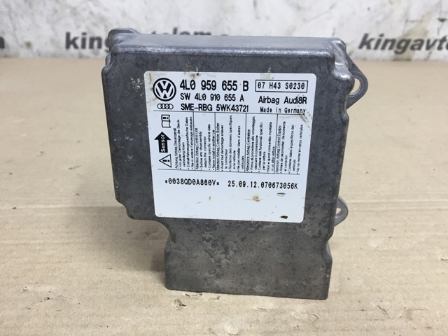 Модуль-процессор управления подушки безопасности 4L0959655B VAG