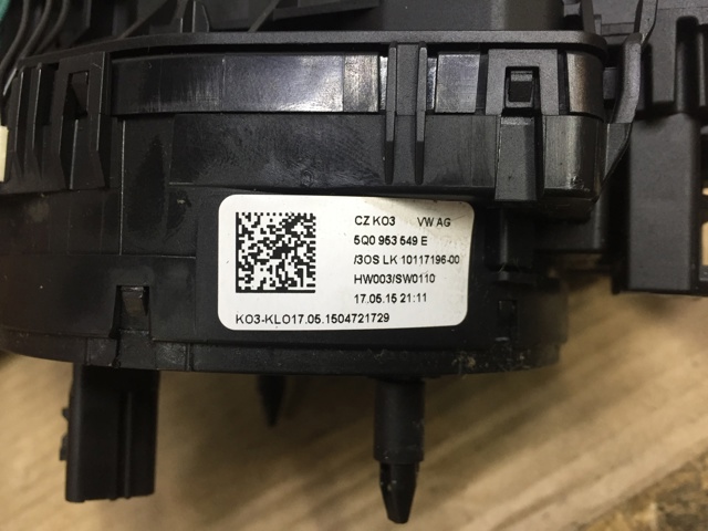 Кольцо Эйрбэг контактное 5Q0953549E VAG