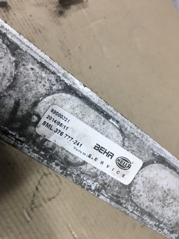 Система охлаждения наддувочного воздуха 8ML376777241 HELLA