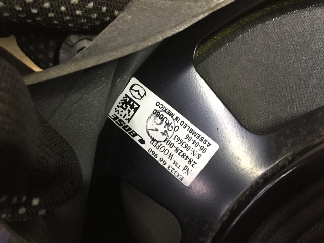 Громкоговоритель EG2366960 MAZDA