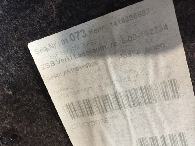 VAG 3AF867428BFEE в наличии Винница