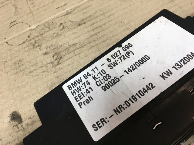BMW 64116927898 Блок управления кондиционером в наличии Житомир