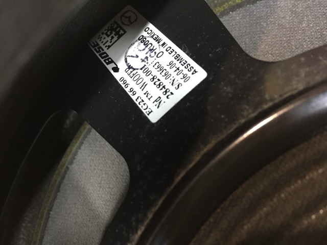 EG2366960 MAZDA Динамик "торпедо" купить в Одесса