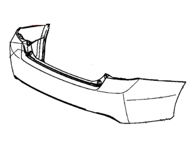 Бампер задний 04715T2AA90ZZ HONDA