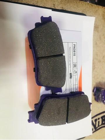 PN3815 NIBK Колодки тормозные задние дисковые купить в Тернополь