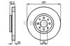 Ротор тормозной 0986478855 BOSCH