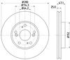 Диск тормозной передний 0986479625 BOSCH