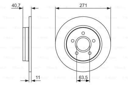BOSCH 0986479763 Тормозные диски в наличии Львов