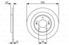 Тормозные диски 0986479A46 BOSCH